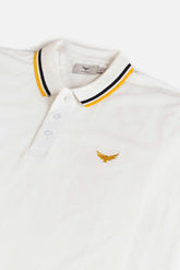 Tipping Full Polo Shirt - White